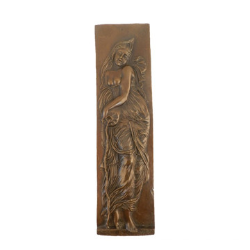 Reliefo Estátua de Bronze Temporada Deusa Relievo Deco Bronze Escultura Tpy-838 ~ 842